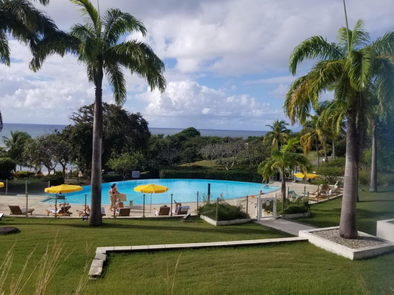 Grand Studio Vue Mer Exceptionnelle, Piscines, Plages. Sainte-Anne  Exteriör bild
